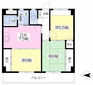 ビッグ第一ハイツ 205の間取り画像