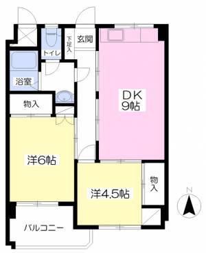 第１永井マンション 302の間取り画像