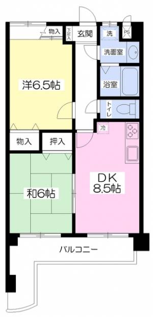 エスプレンド和泉 505の間取り画像