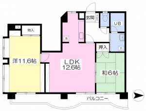 池川第２ビル 401の間取り画像