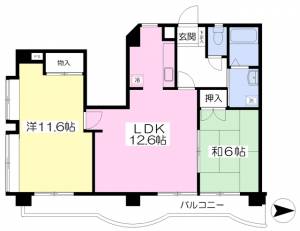 池川第２ビル 401の間取り画像