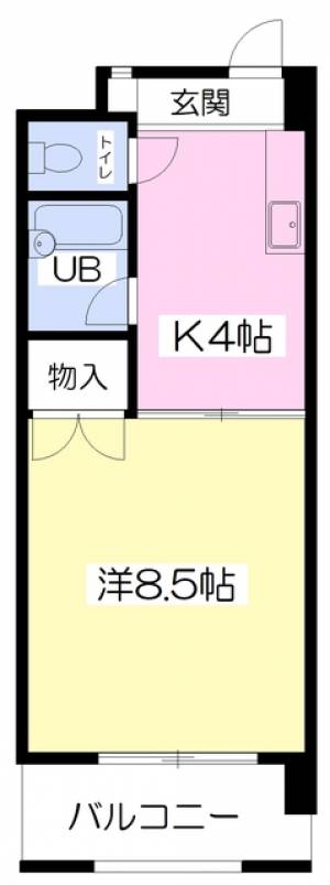 ｓｅｌｅコート１番館 402の間取り画像