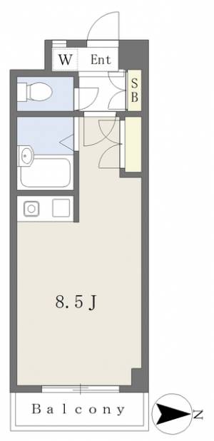 ビッグバン和光Ⅱ 802の間取り画像