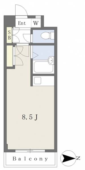 ビッグバン和光Ⅱ 206の間取り画像