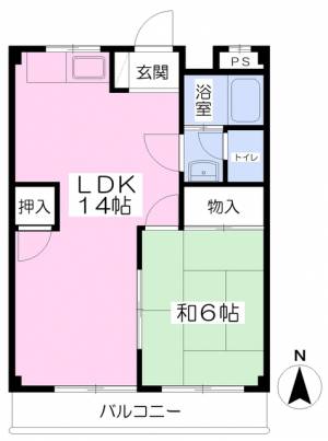 空港サヤハイツ 202の間取り画像