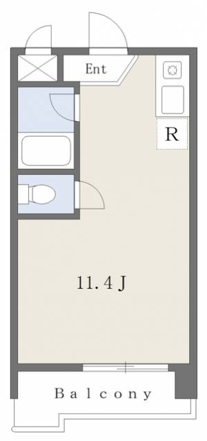 森ビル第８ 508の間取り画像