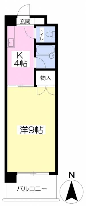 ｓｅｌｅコート２番館 405の間取り画像