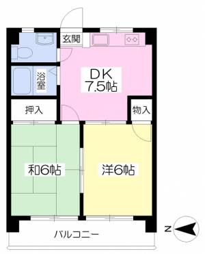 ＩＫＥＵＣＨＩ　ＨＥＩＧＨＴＳ 503の間取り画像