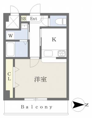 第３椿マンション 302の間取り画像