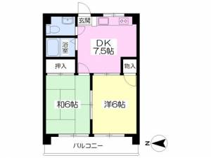 ＩＫＥＵＣＨＩ　ＨＥＩＧＨＴＳ 203の間取り画像