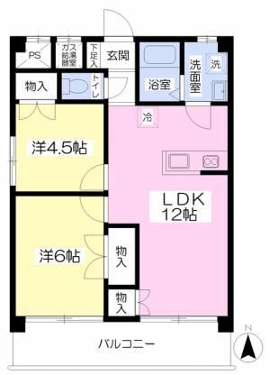 西岡プラザ 201の間取り画像