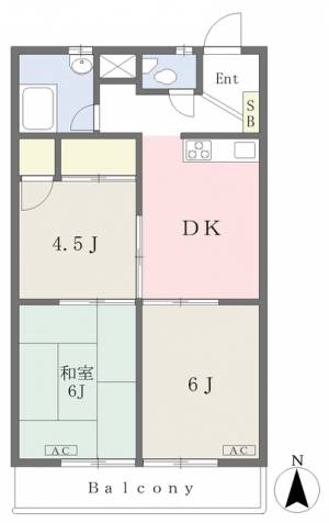 第２渡部マンション 101の間取り画像