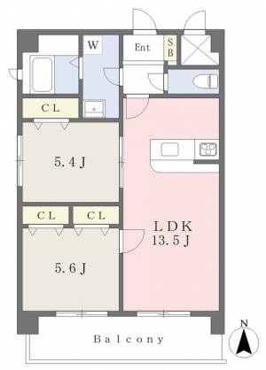 第５椿マンション 303の間取り画像