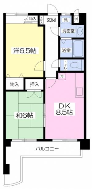 エスプレンド和泉 205の間取り画像