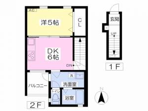 ＢＥＬＧＲＡＶＩＡ　ＦＵＲＵＫＡＷＡ 203の間取り画像