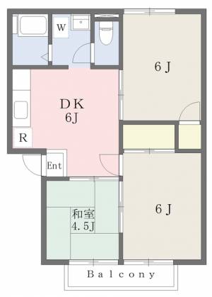 リバーサイド和泉 102の間取り画像