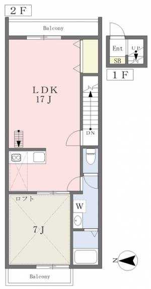 ＬａＣａｓａタイケンⅠ 202の間取り画像