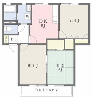 ディアスＫＡＷＡＩ 202の間取り画像