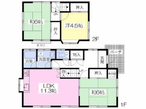 高岡町清水戸建６号 6の間取り画像