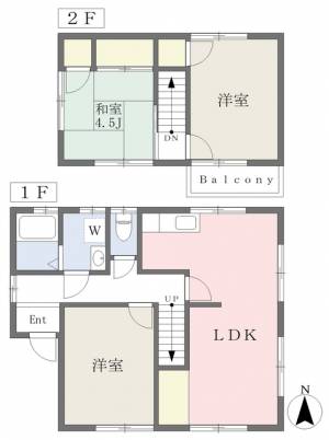 久保田町借家３号 3の間取り画像