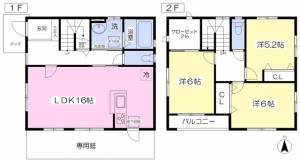 ＥＳＰＡＣＥ　ＣＯＴＥ　ＳＵＤ６号 6の間取り画像