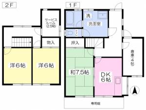 久米グリーンタウン北棟 8の間取り画像