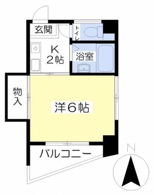 佐伯ビル 501の間取り画像