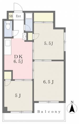 レジデンス三番町壱番館 401の間取り画像