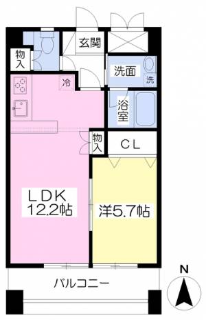 エクセルコートⅡ 802の間取り画像