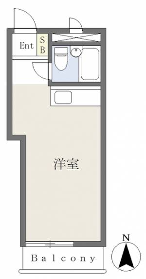 コーポ亀岡 306の間取り画像