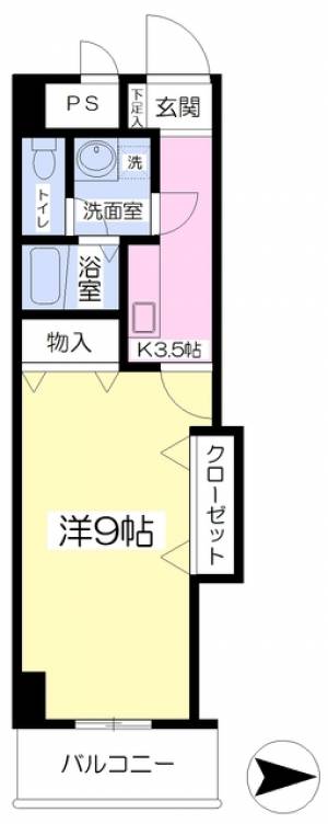 フォルテＡＭＧ 403の間取り画像