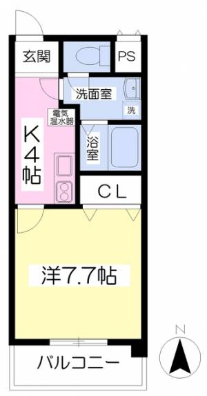 シェレナ北藤原 703の間取り画像