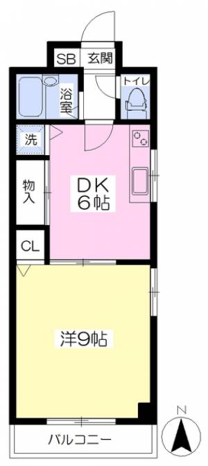 ロイヤルビラ歩行町 303の間取り画像