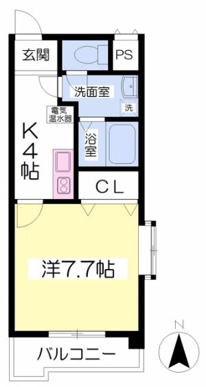 シェレナ北藤原 601の間取り画像