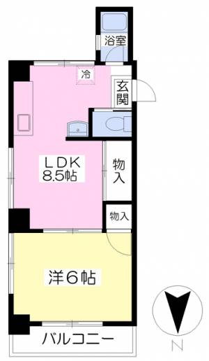 佐伯ビル 302の間取り画像