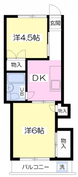 中塚マンション 202の間取り画像