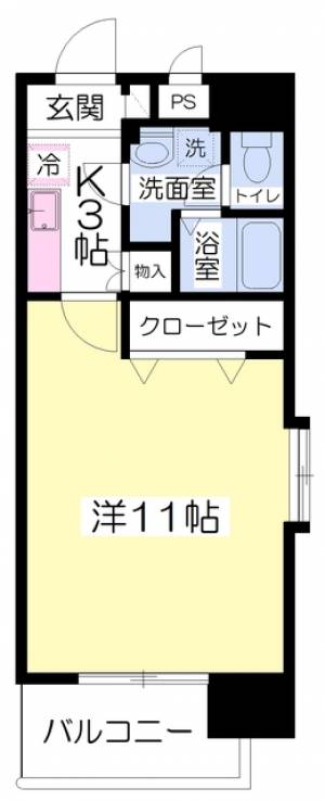 グリーンハイツ柳井町 1305の間取り画像