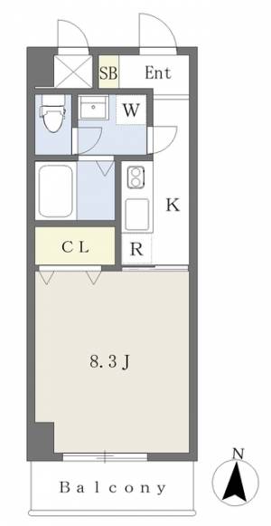 Ｍａｙｆａｉｒ　ＭＡＴＳＵＹＡＭＡＳＨＩＥＫＩ　ｓｑｕａｒｅ 205の間取り画像