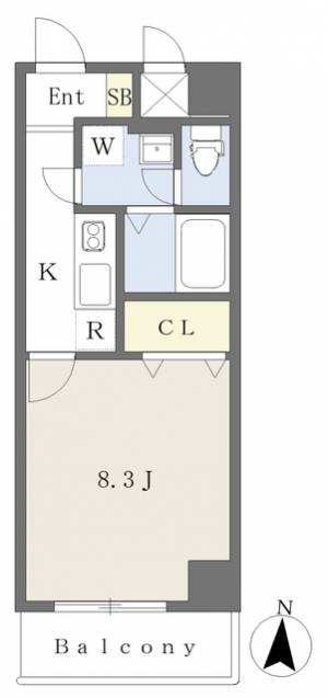 Ｍａｙｆａｉｒ　ＭＡＴＳＵＹＡＭＡＳＨＩＥＫＩ　ｓｑｕａｒｅ 601の間取り画像