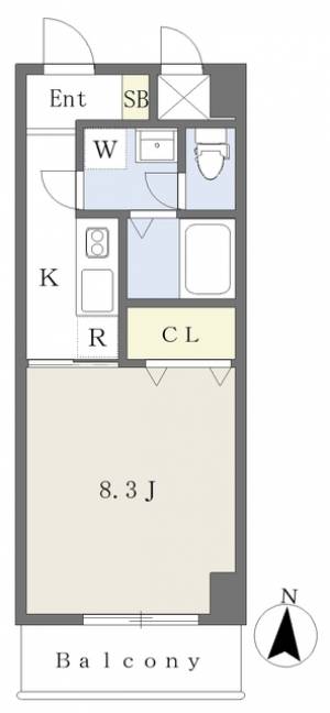 Ｍａｙｆａｉｒ　ＭＡＴＳＵＹＡＭＡＳＨＩＥＫＩ　ｓｑｕａｒｅ 706の間取り画像