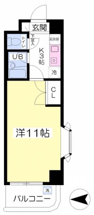 オーベルビル 908の間取り画像