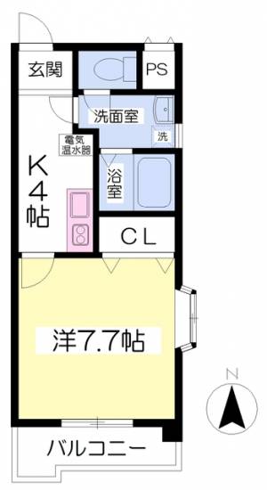 シェレナ北藤原 701の間取り画像