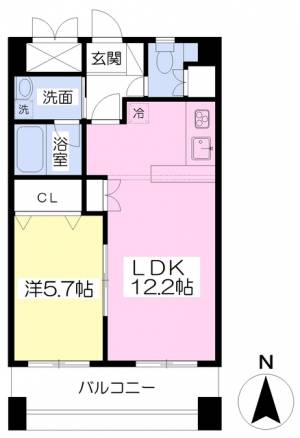 エクセルコートⅡ 703の間取り画像