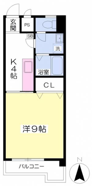 アリストグランキューブ 705の間取り画像