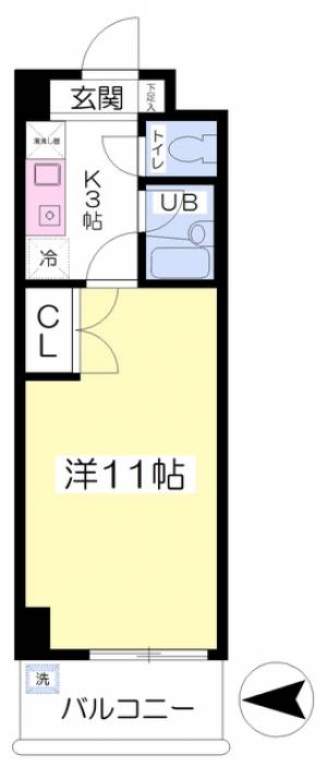 オーベルビル 903の間取り画像