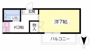 レジデンス室町 101の間取り画像