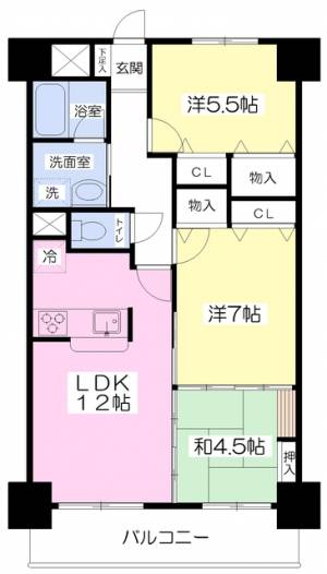 Ｍｏｎｓｔｅｒａ 802の間取り画像