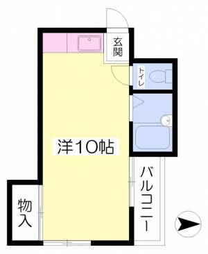 兒嶋ビル 201の間取り画像