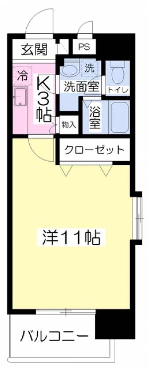 グリーンハイツ柳井町 1005の間取り画像