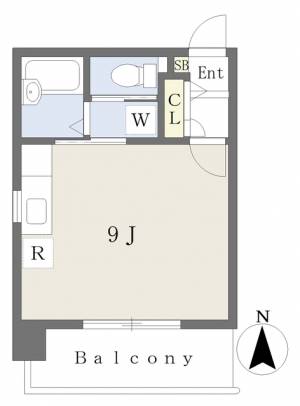 ソレジオ喜与町 401の間取り画像